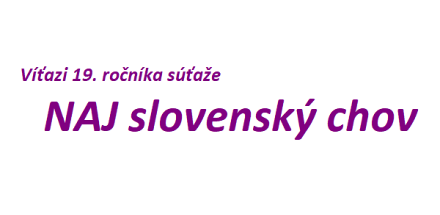 Víťazi 19. ročníka súťaže NAJ slovenský chov